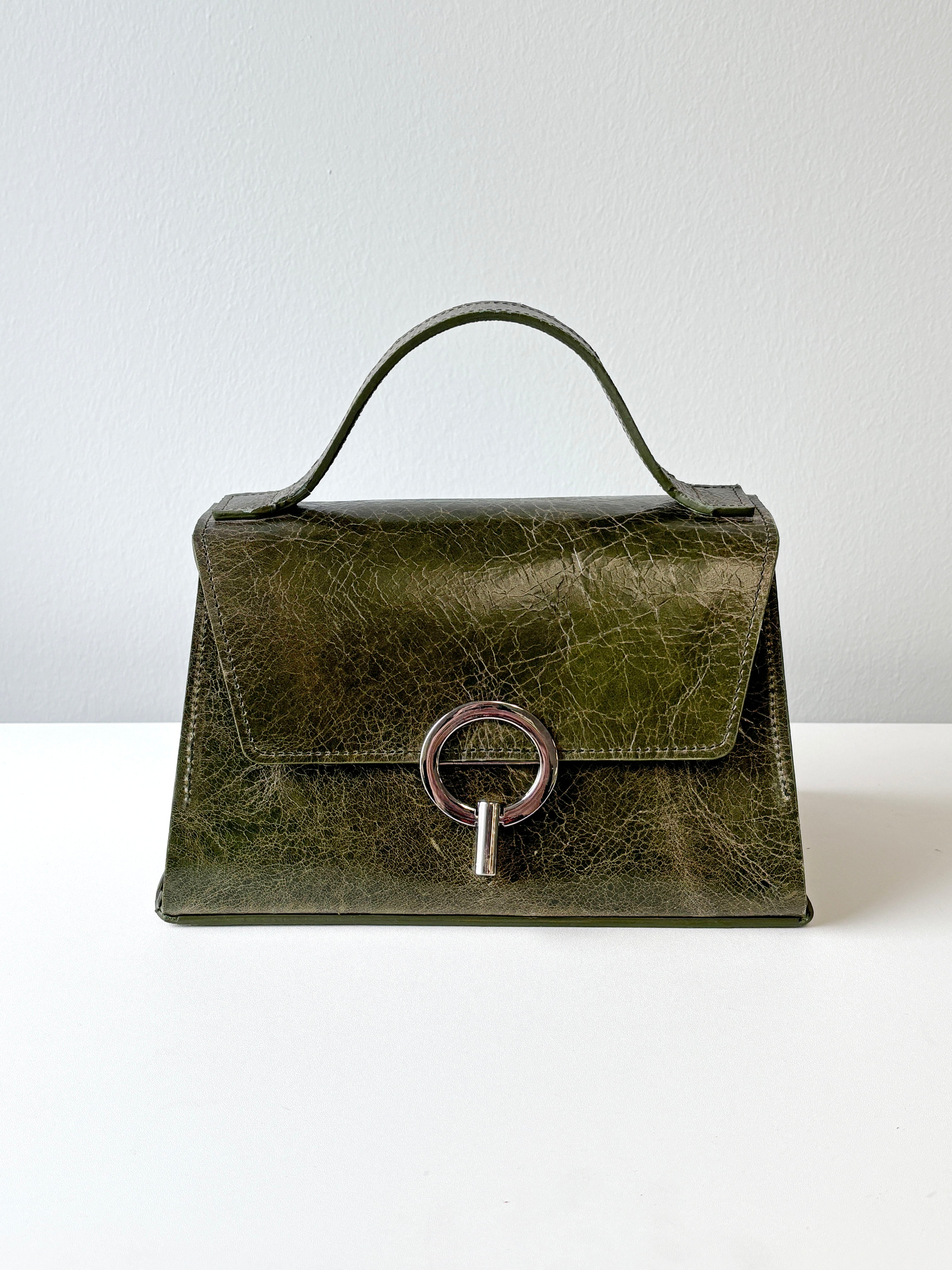 Studyus Ring Handbag in green